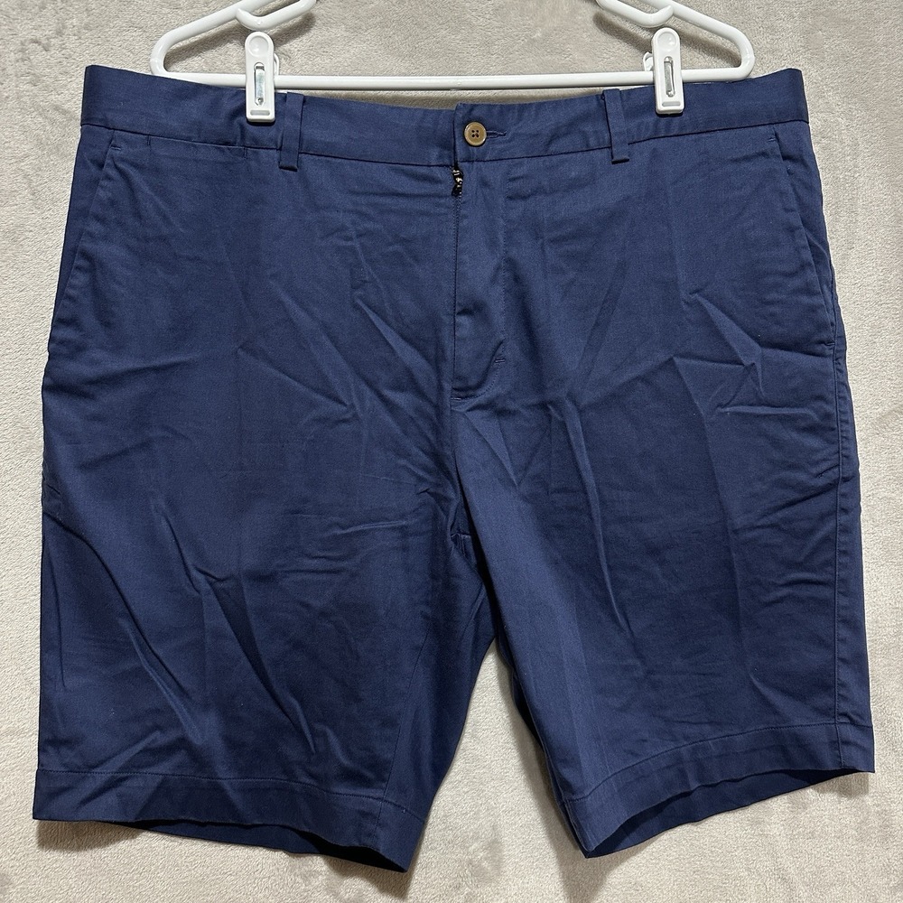 B.Draddy Big Daddy Cool Short Men's 38 Blue Golf Stretch Flat Front Pockets Logo